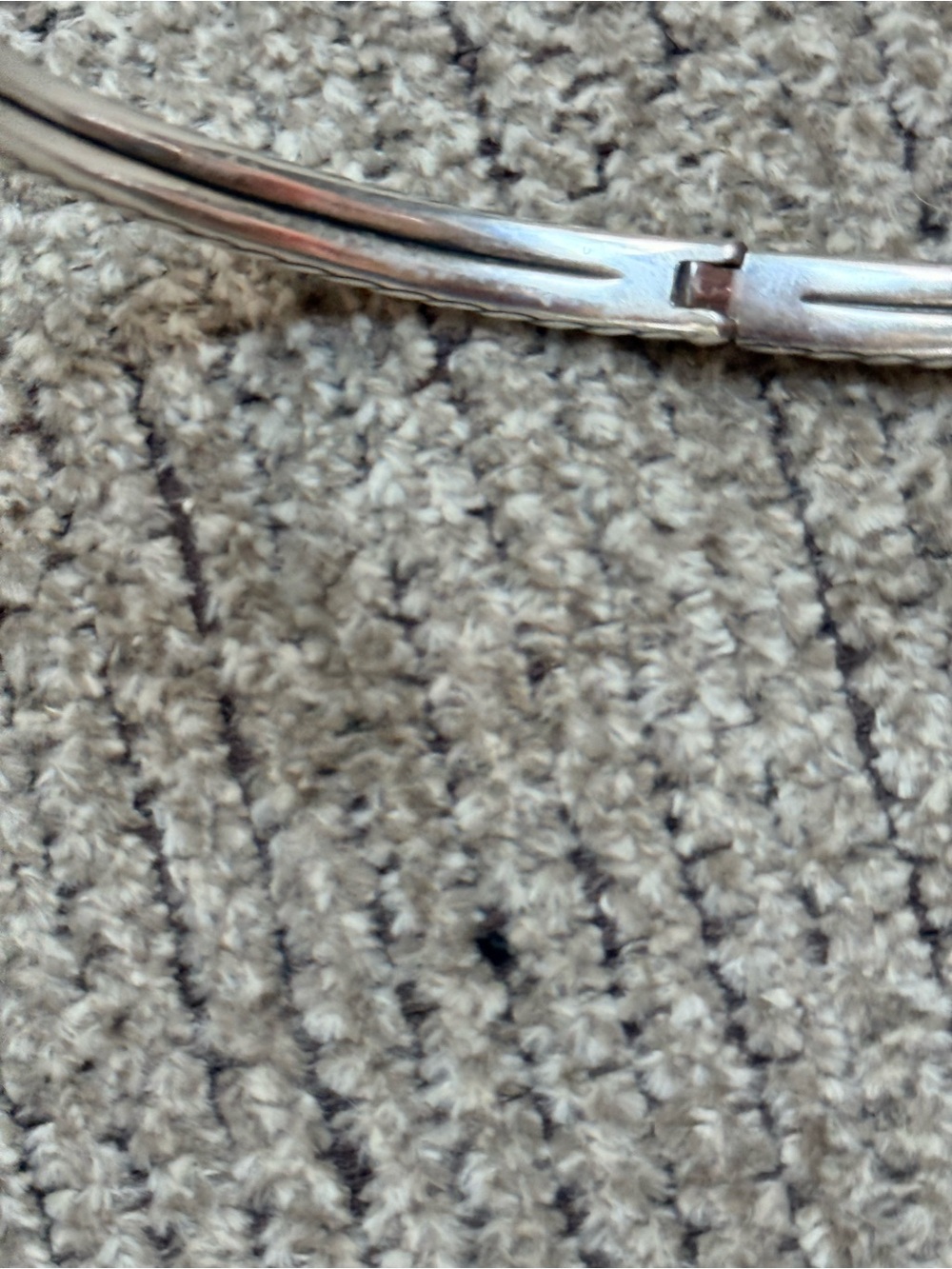 David Yurman 18k Gold , Sterling Silver Thoroughbred Cable hinged bracelet. EUC - Picture 9 of 16